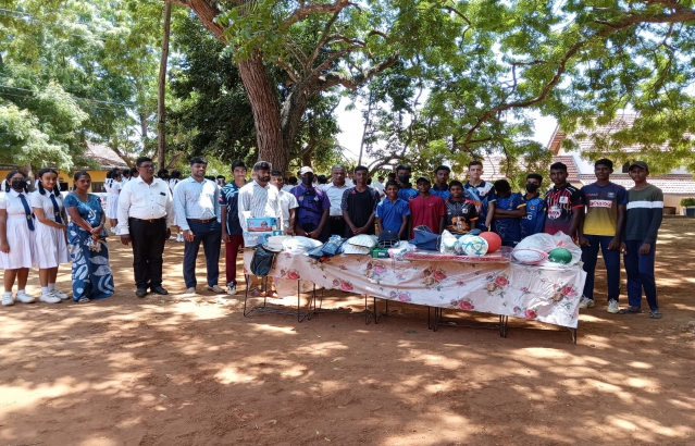 Presentation of  Sports Item to St. Mary's College, Hambantota