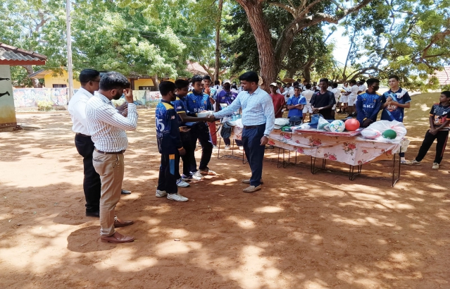 Presentation of  Sports Item to St. Mary's College, Hambantota