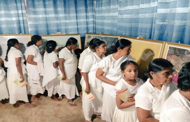“INDIA THROUGH SRI LANKAN EYES” at Mulgirigala Raja Maha Viharaya