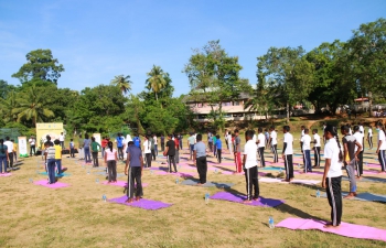 8th International Day of Yoga Event at Monaragala District 