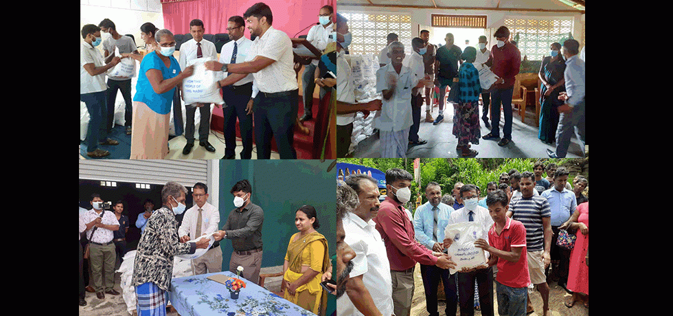 Handing over of Indian Humanitarian Assistance Southern Province & Monaragala District. 