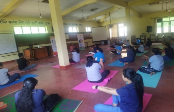 Special Yoga Programme  at Kirinda Puhulwella Divisional Secretariat 