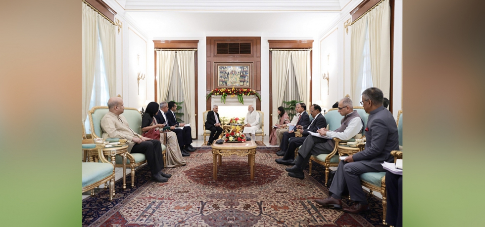 Bilateral meeting between Prime Minister Shri Narendra Modi and President H.E Ranil Wickremesinghe in New Delhi July 21, 2023