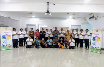 One Week Yoga Workshop at CGI Hambantota