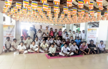 Special Yoga Session at Sri Rathanasara Maha Vidyalaya Baddegama