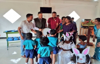 Gifting of Western Band Instruments to Pre-Schools under Niyagama Pradeshiya Sabha - Galle 